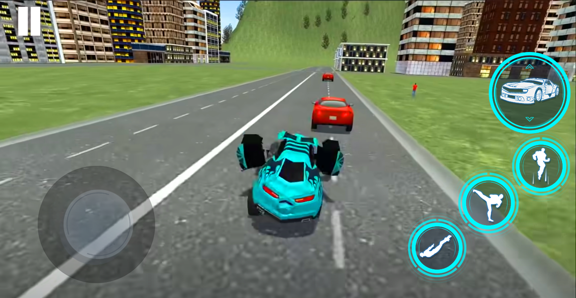 Robot Car Transformation 3D - скриншот 2