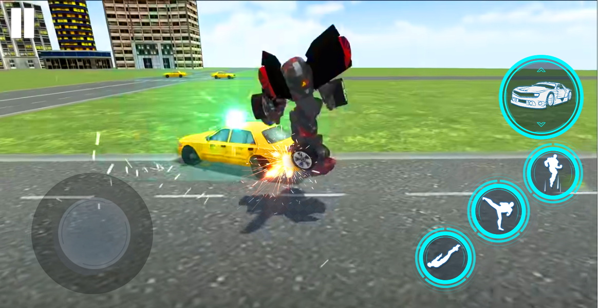 Robot Car Transformation 3D - скриншот 3