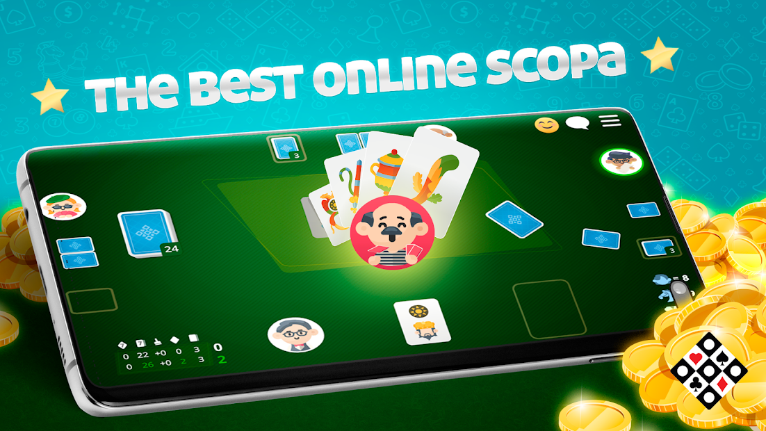 SCOPA ClubDelGioco — Gioco di Carte Online Gratis - скриншот 1