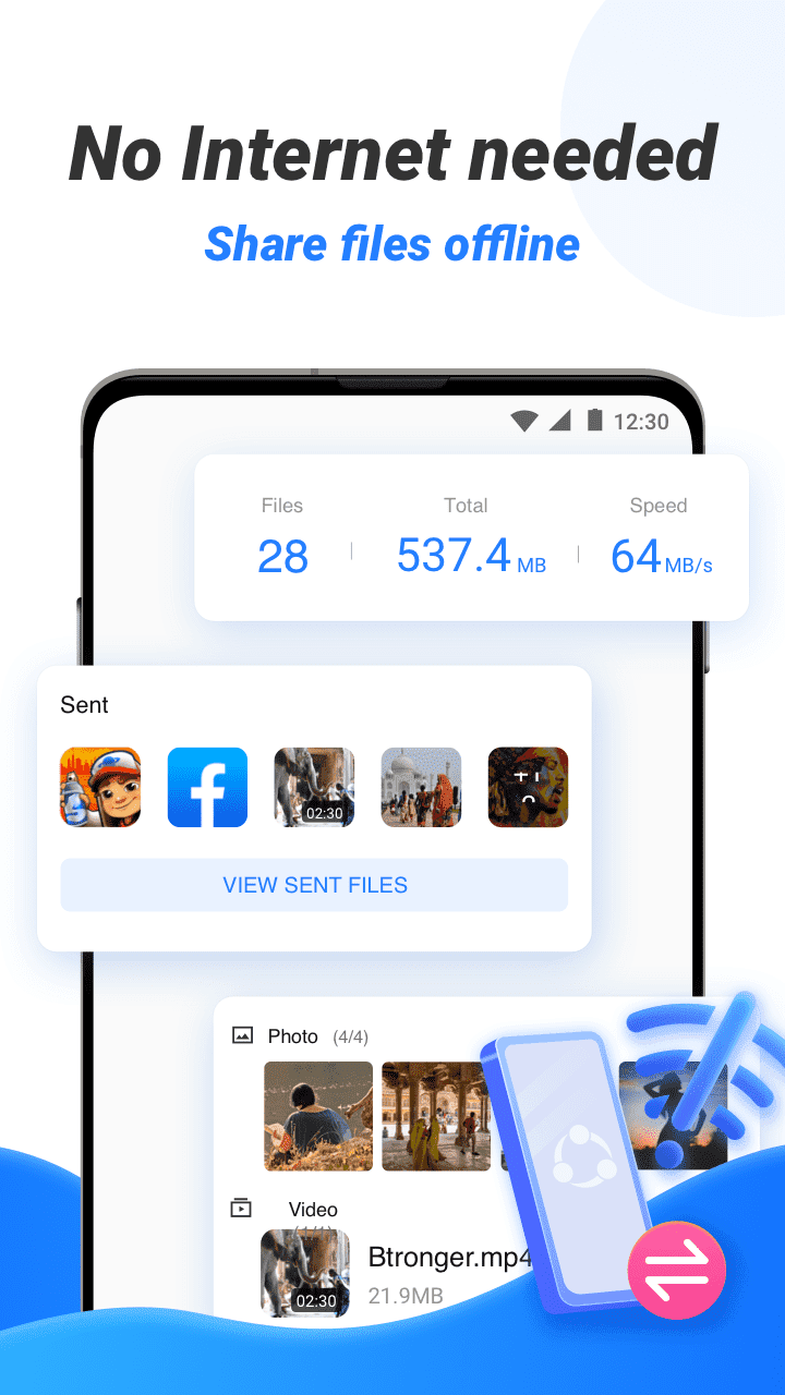 SHAREit Lite — Share & File Transfer App, Share it - скриншот 3