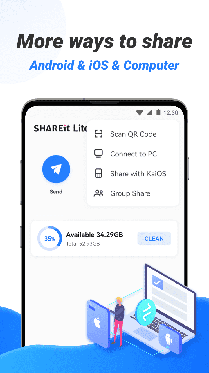 SHAREit Lite — Share & File Transfer App, Share it - скриншот 4