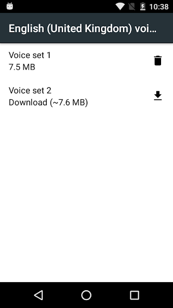 Синтезатор речи Google - скриншот 4