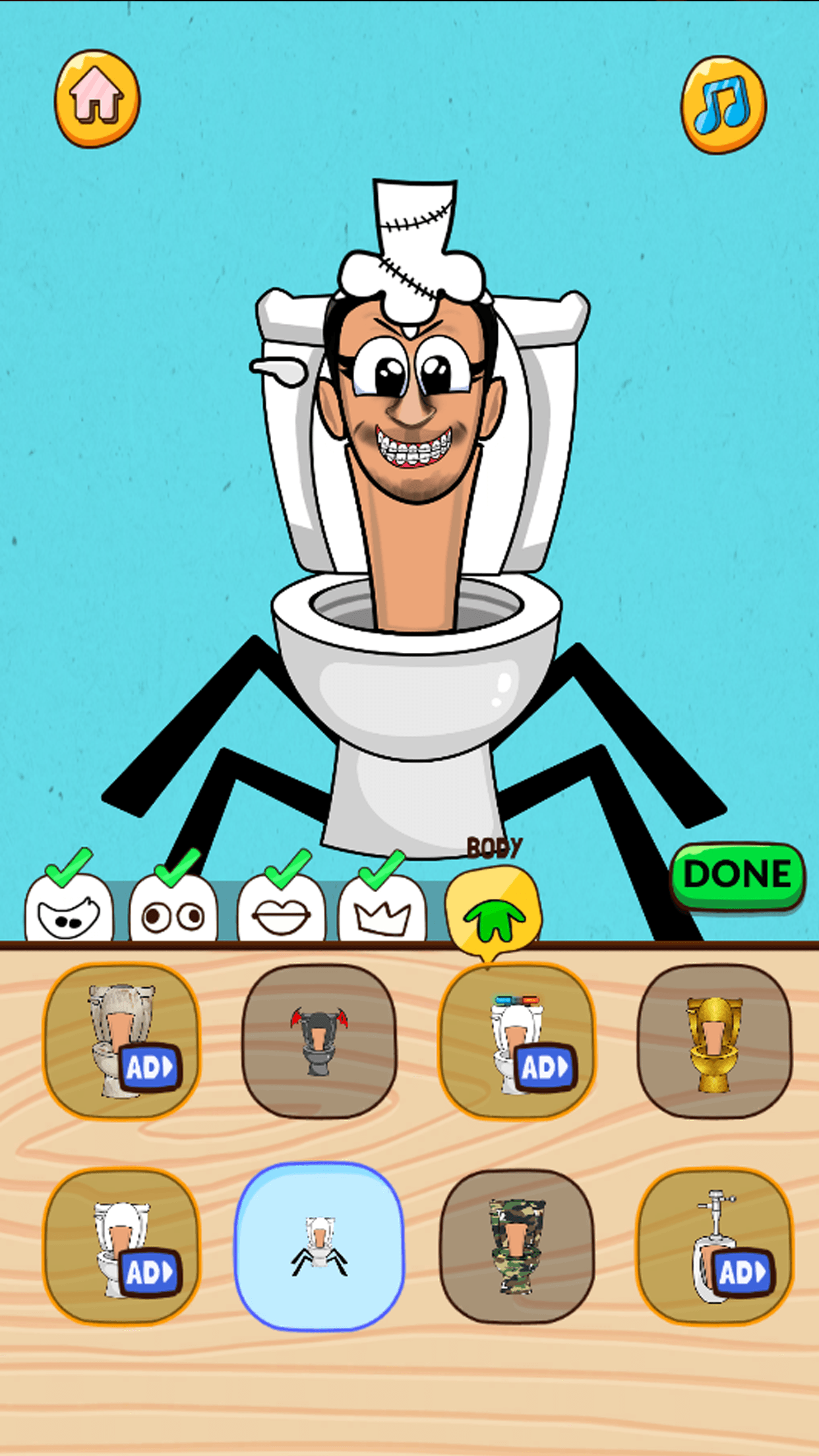Skibudi Toilet Playtime - скриншот 3