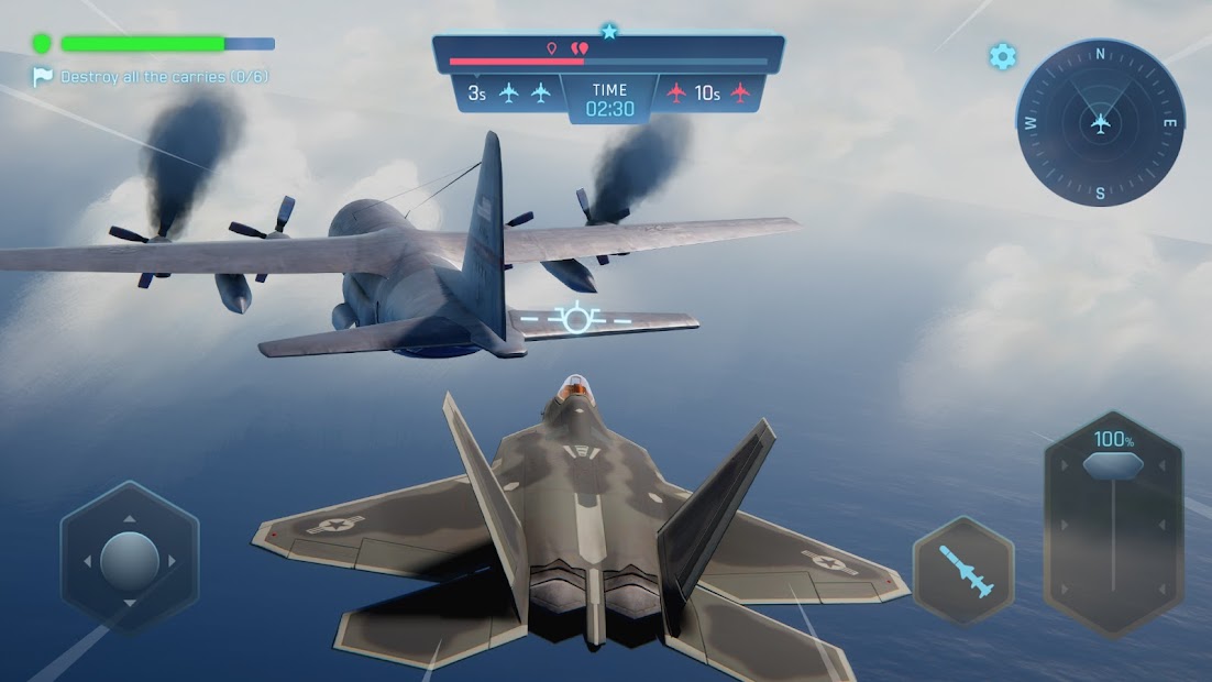 Sky Warriors: Blazing Clouds - скриншот 2