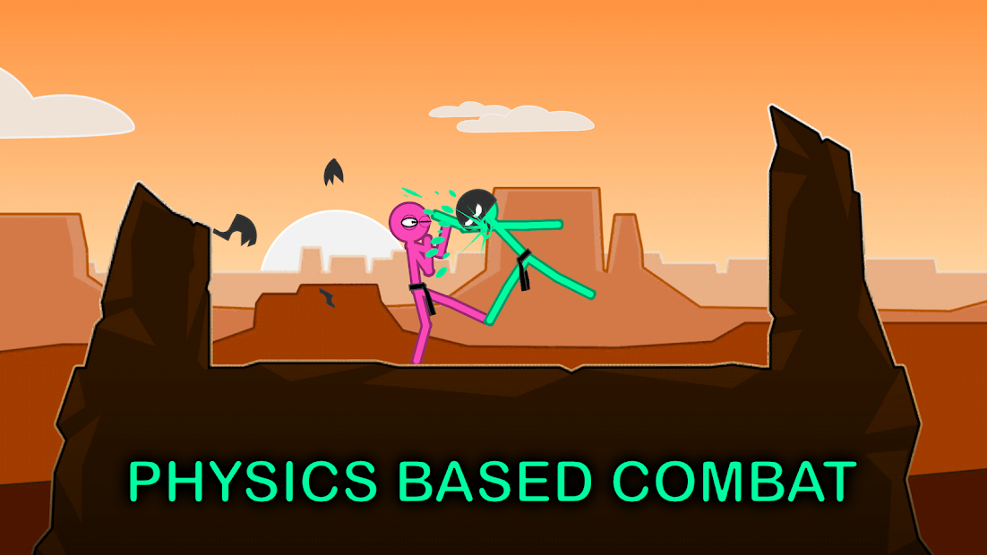Slapstick Fighter — Stickman Ragdoll Fighting Game - скриншот 2