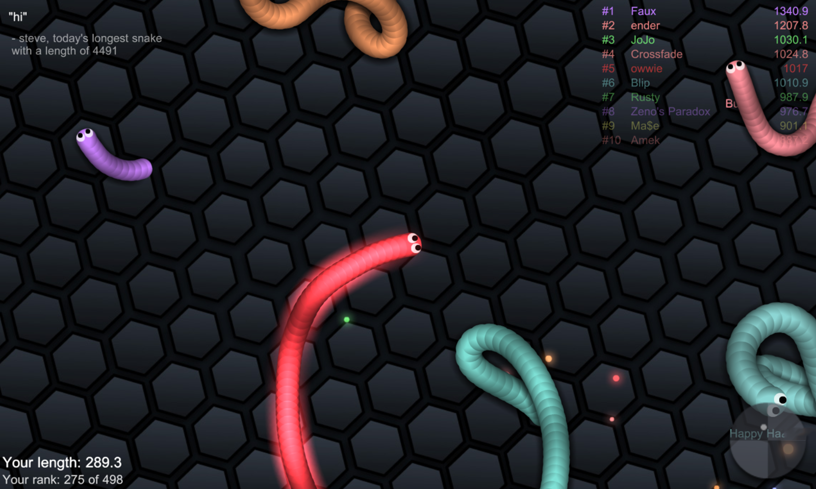 slither.io - скриншот 2