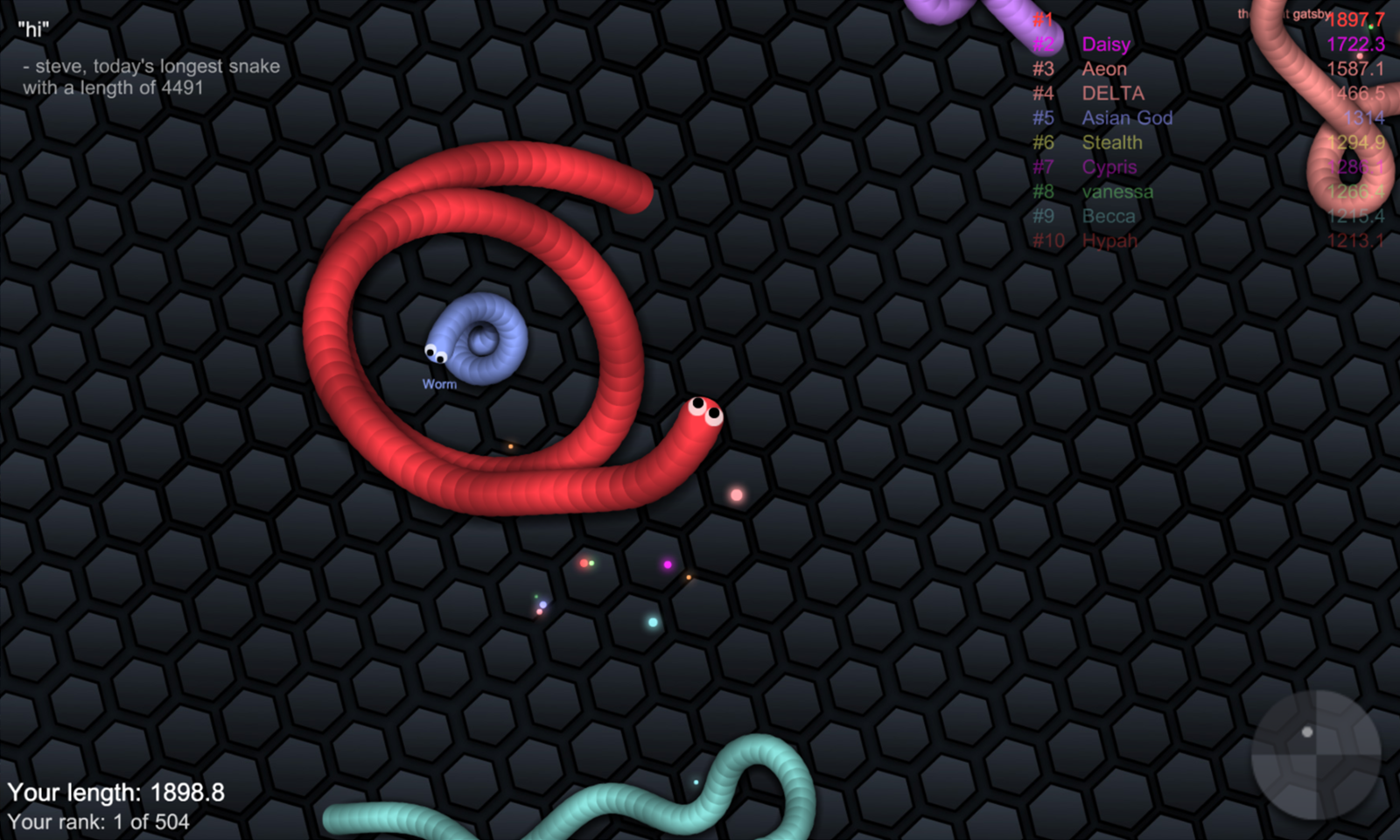 slither.io - скриншот 4