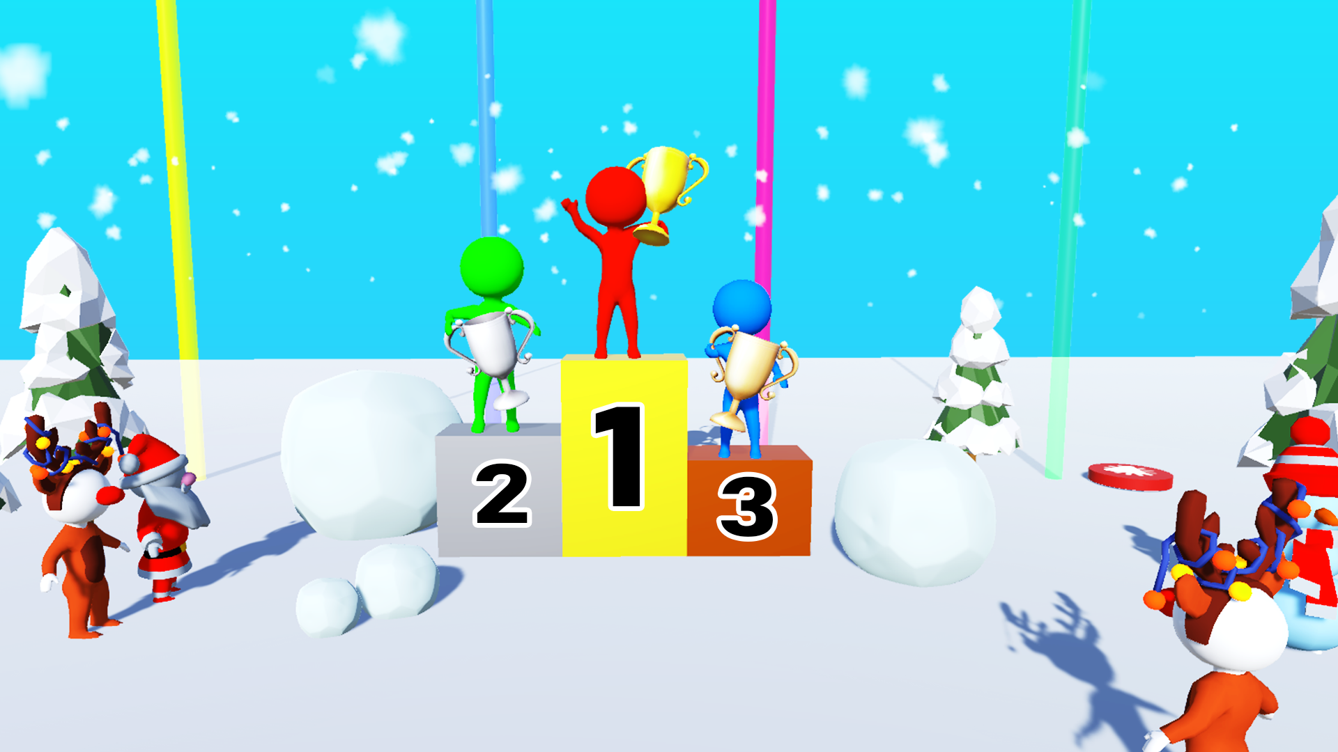 Snow Race 3D: Fun Racing - скриншот 4