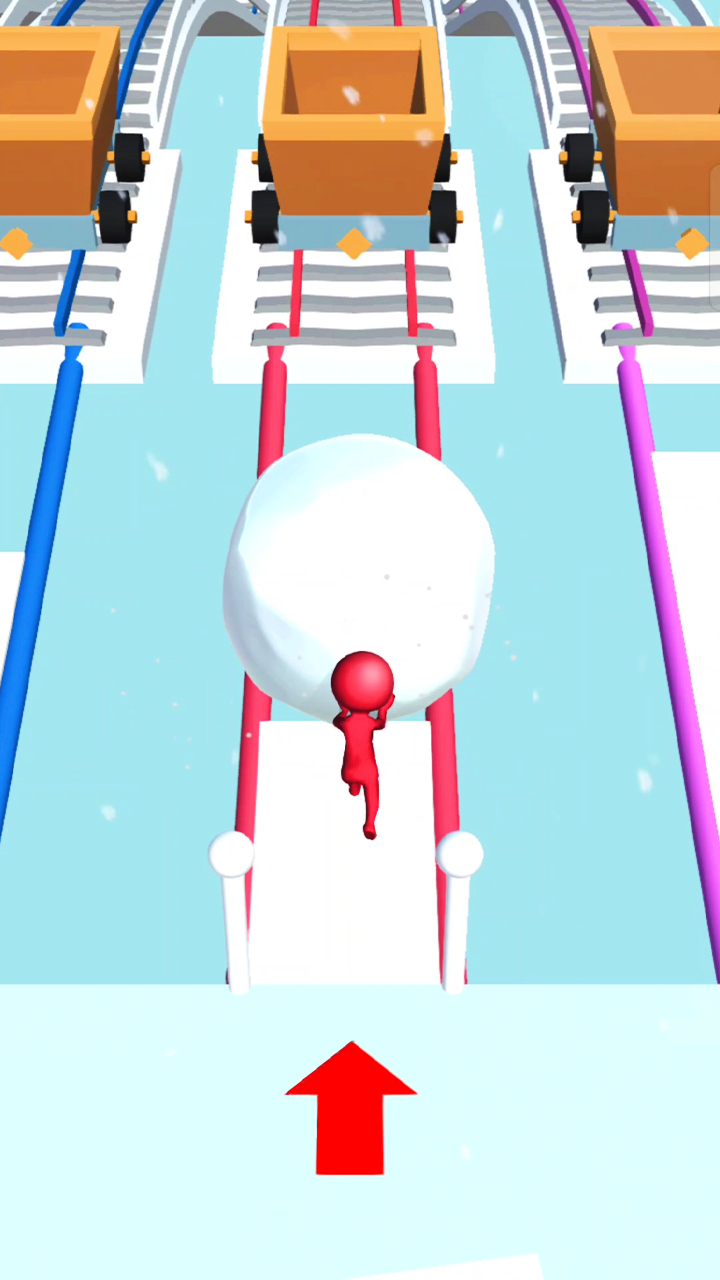 Snow Race: Snow Ball.IO - скриншот 2