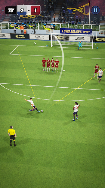 Soccer Super Star — футбол - скриншот 1