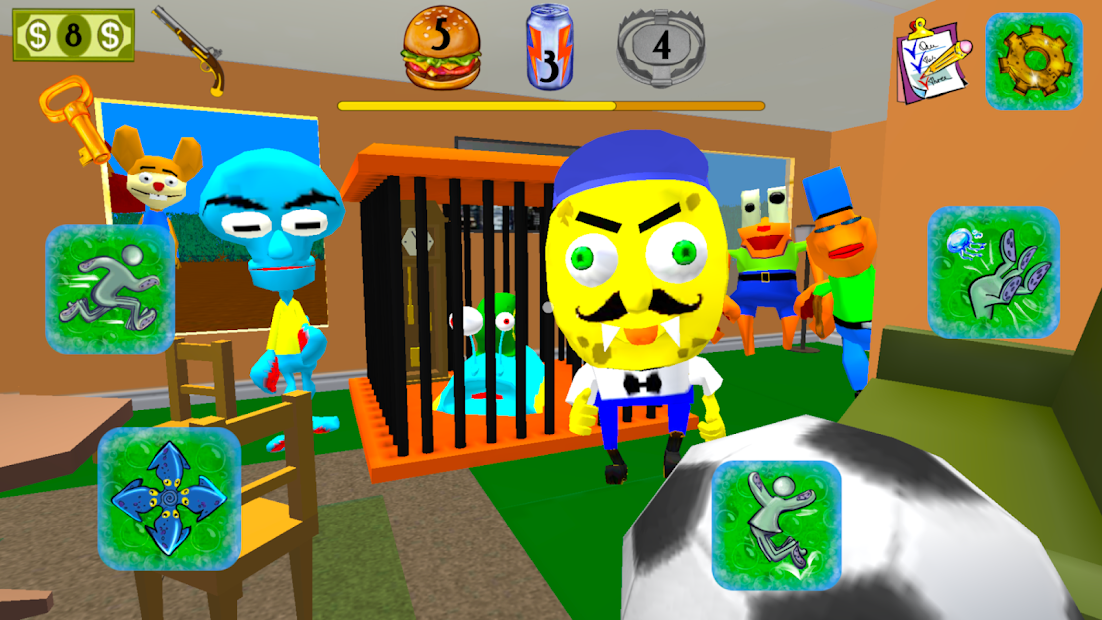 Sponge Neighbor Escape 3D - скриншот 2