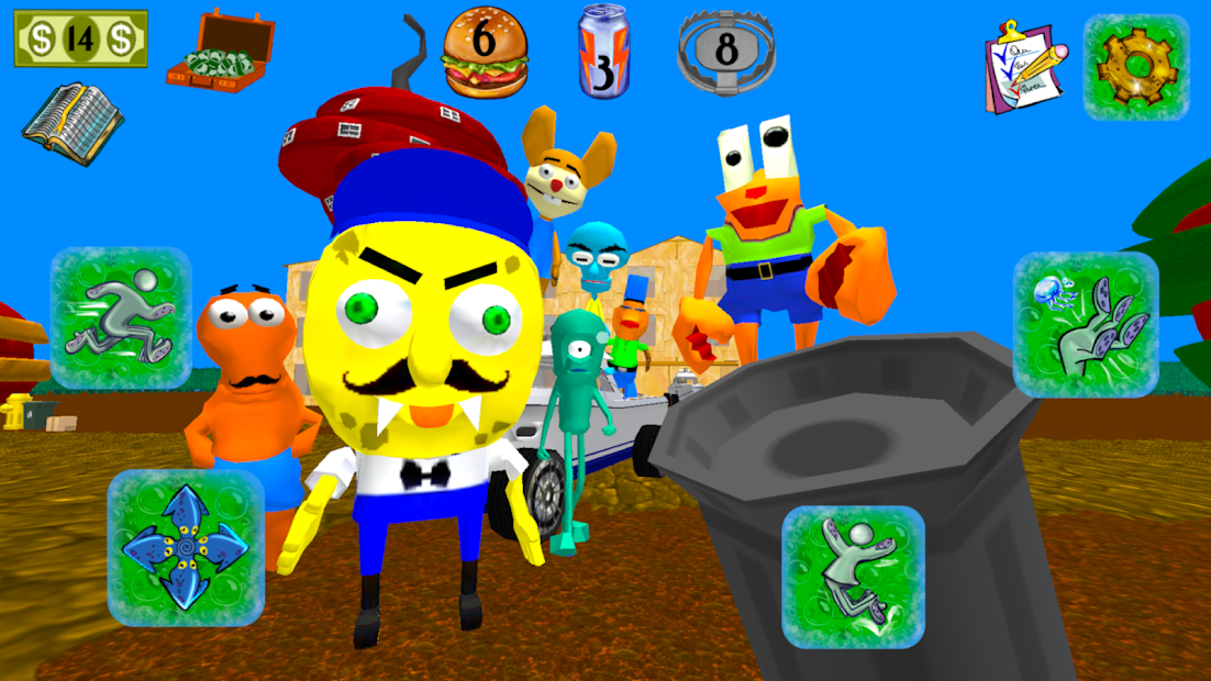 Sponge Neighbor Escape 3D - скриншот 3