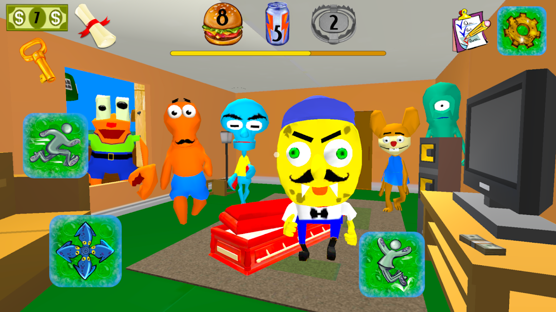 Sponge Neighbor Escape 3D - скриншот 4