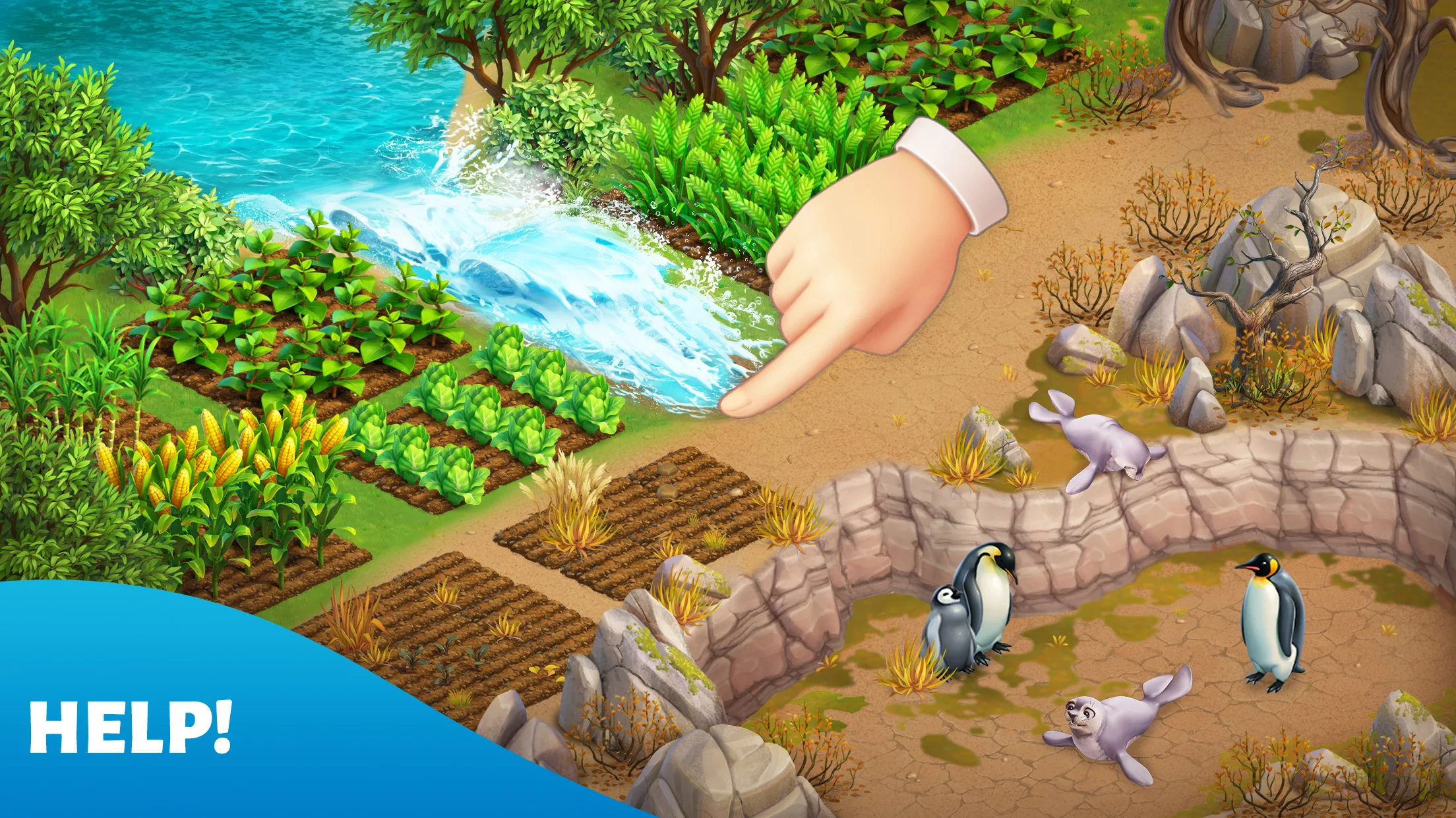 Spring Valley: Farm Quest Game - скриншот 1
