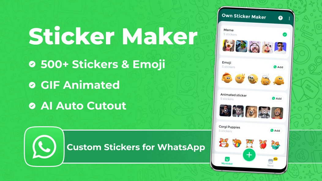 Sticker Maker for WhatsApp - скриншот 1