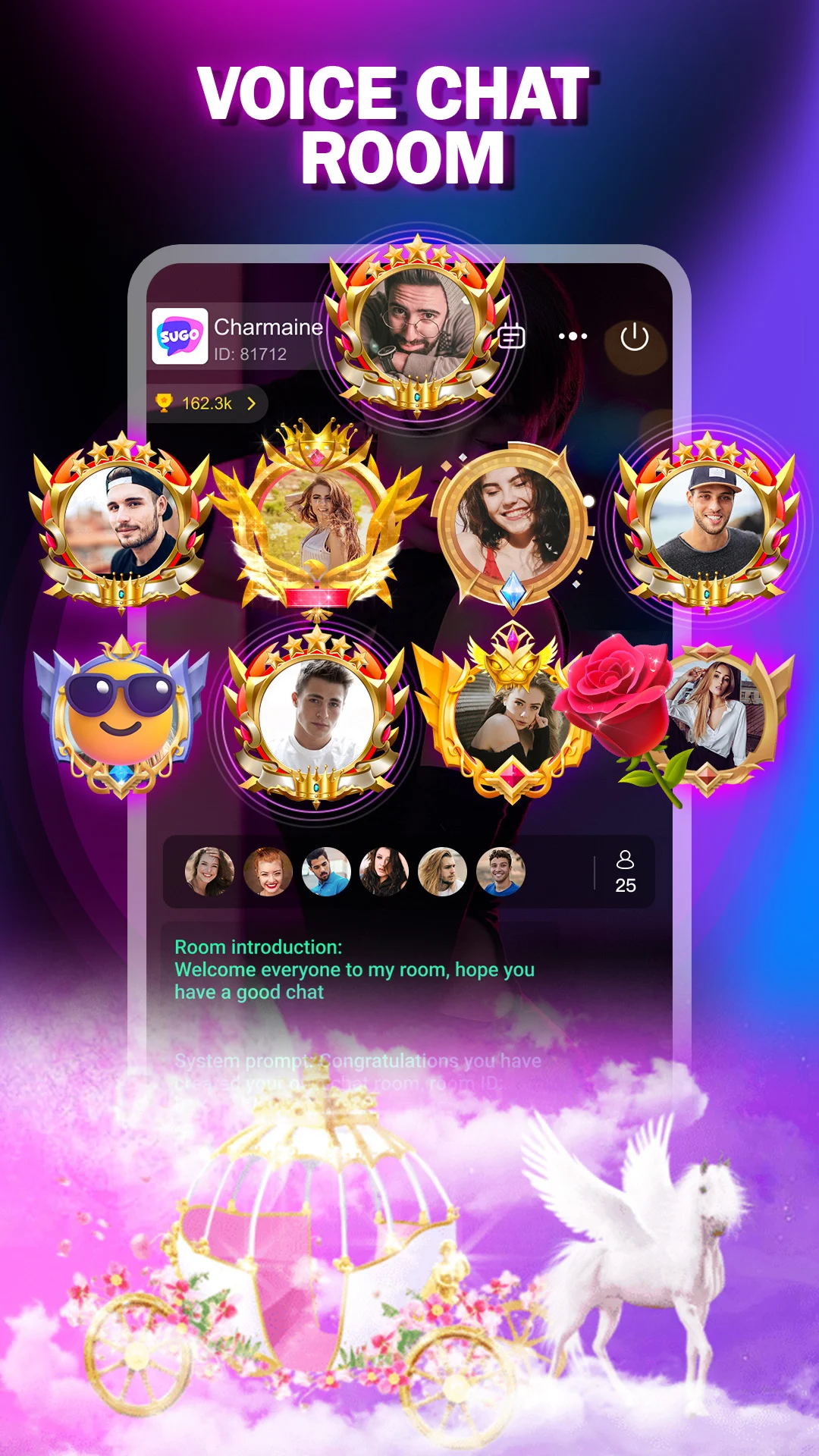 SUGO:Voice Live Chat Party - скриншот 1