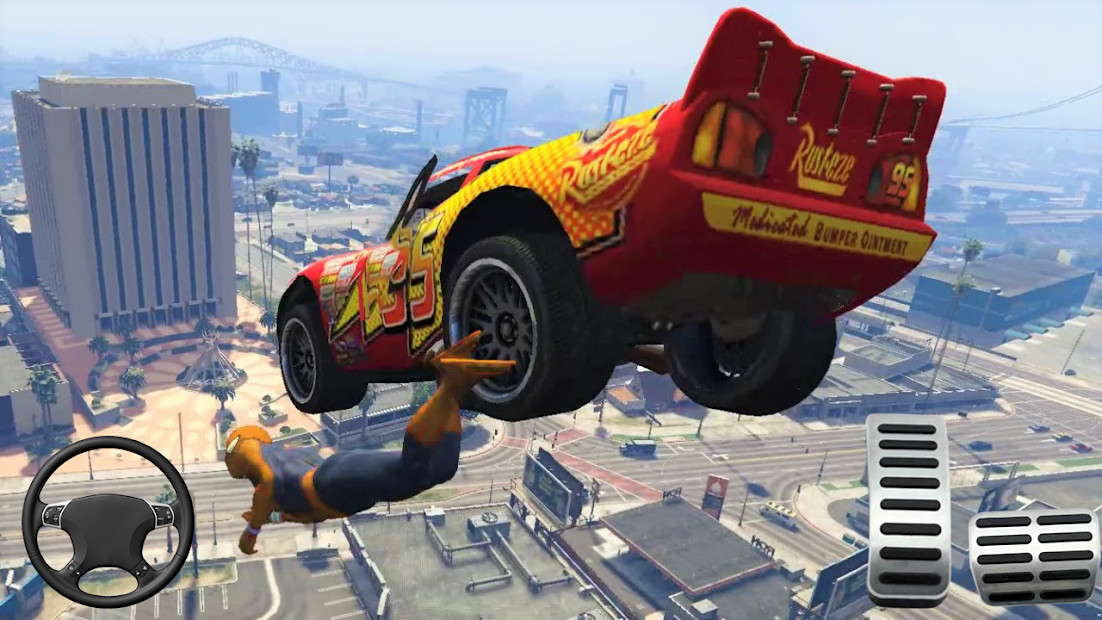 Superhero Car Stunts — Racing Car Games - скриншот 3