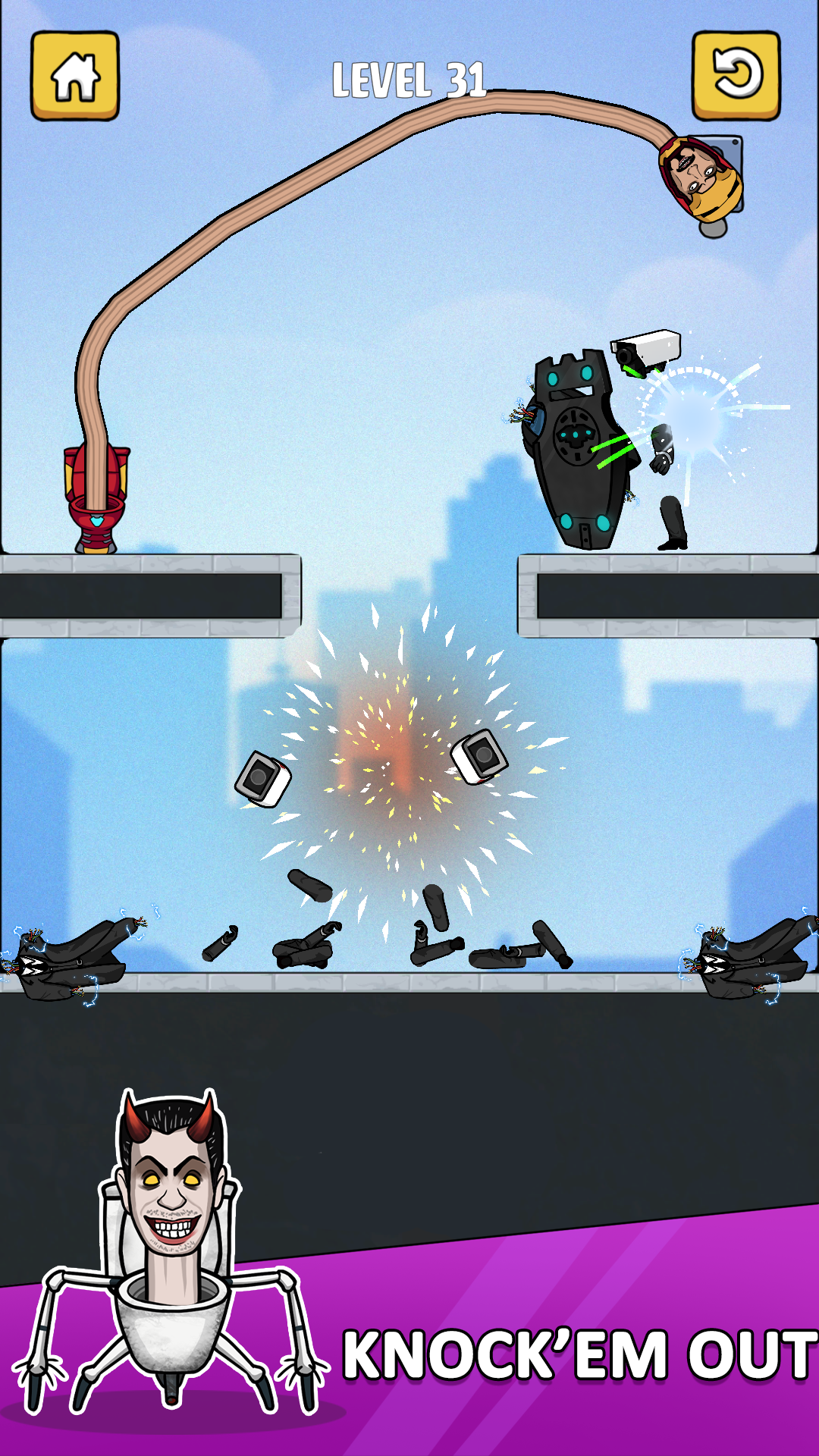 Toilet Monster: Move Survival - скриншот 2