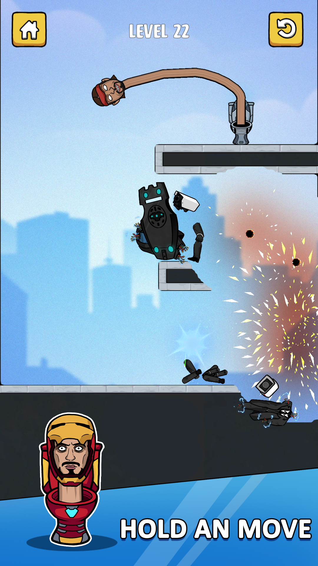 Toilet Monster: Move Survival - скриншот 3