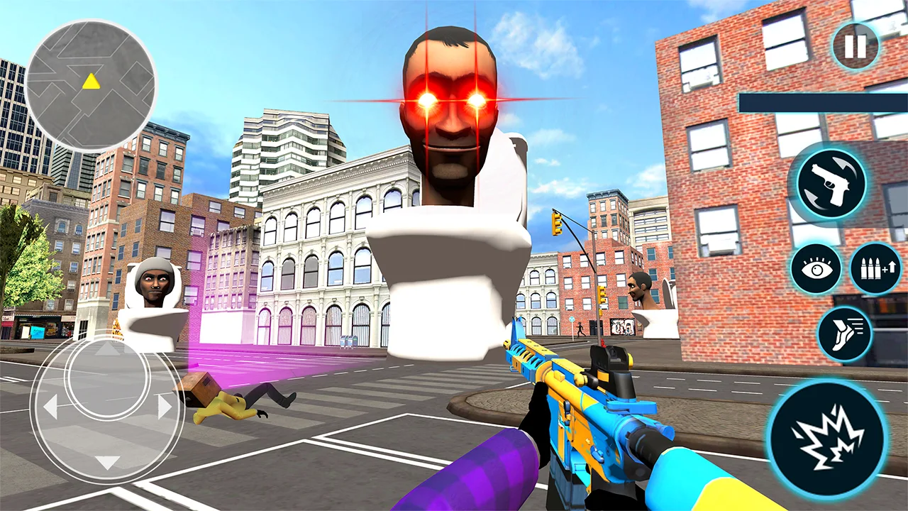 Toilet Shooter FPS: Mafia City - скриншот 2
