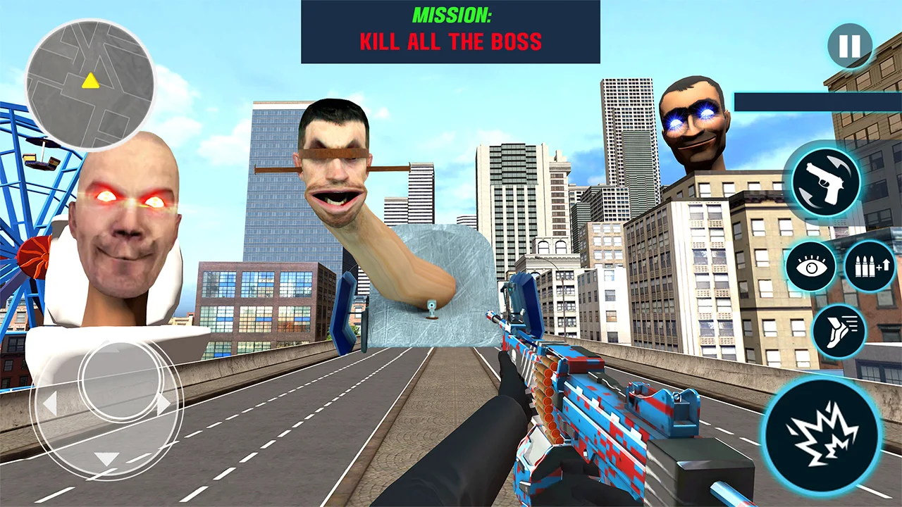 Toilet Shooter FPS: Mafia City - скриншот 3