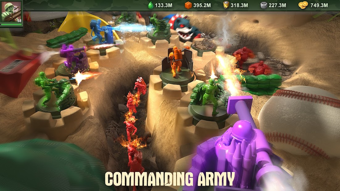 Toy Army Men Defense: Merge - скриншот 3
