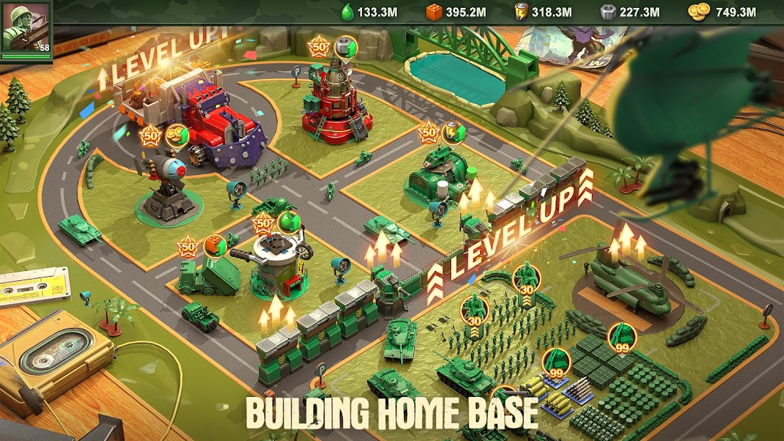 Toy Army Men Defense: Merge - скриншот 4