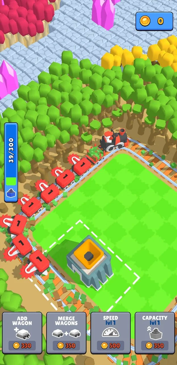 Train Miner: Idle Railway Game - скриншот 4