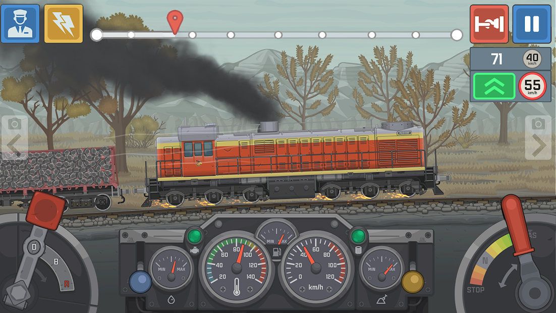 Train Simulator: поезд игра 2D - скриншот 2