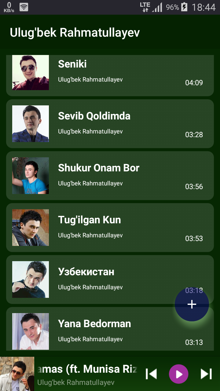 Ulug’bek Rahmatullayev qo’shiqlari, Internetsiz - скриншот 1