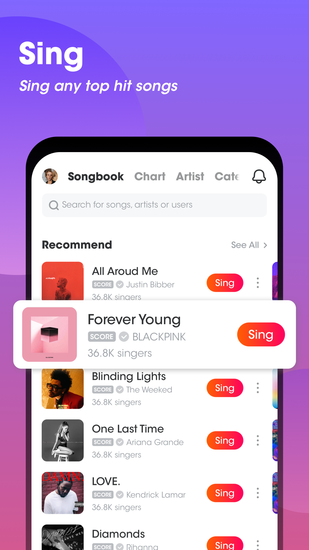 WeSing — Karaoke, Party & Live - скриншот 1