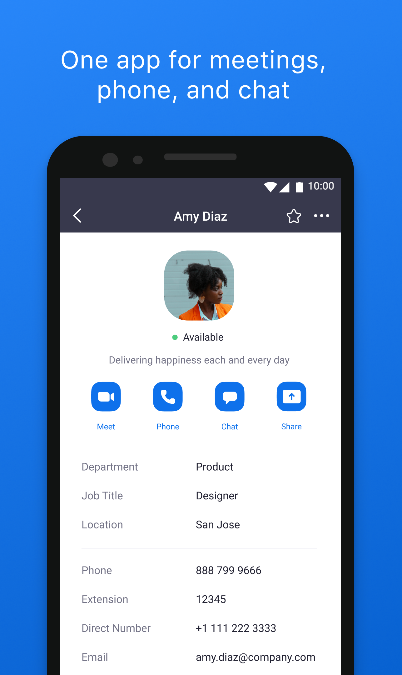 ZOOM Cloud Meetings - скриншот 1